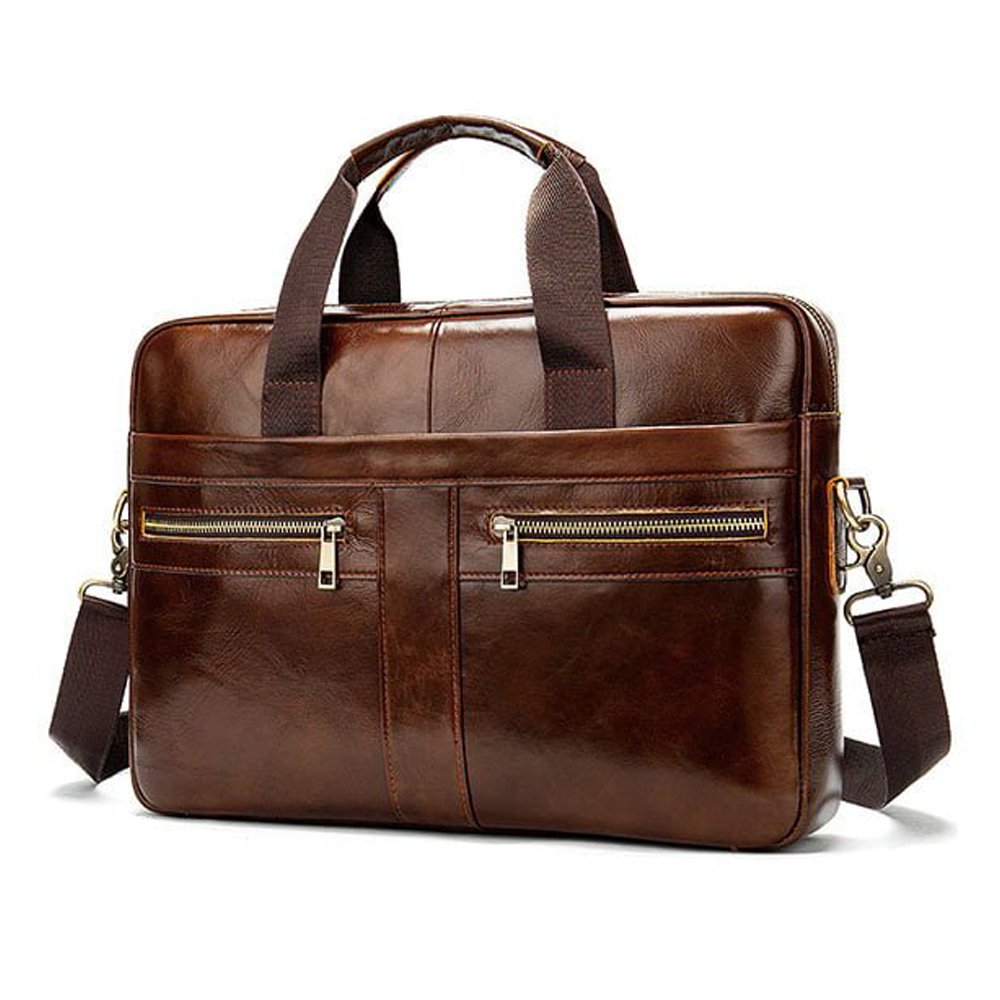 Laptop Messenger Bag – Brown