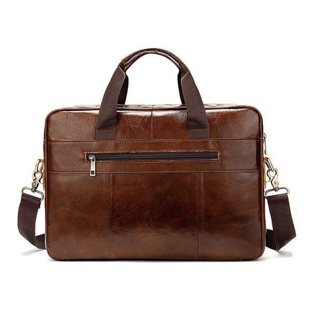 Laptop Messenger Bag – Brown